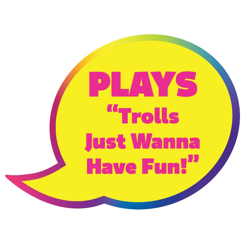 Trolls World Tour Dancing Feature Poppy Plush 65330 - Colorland Toys