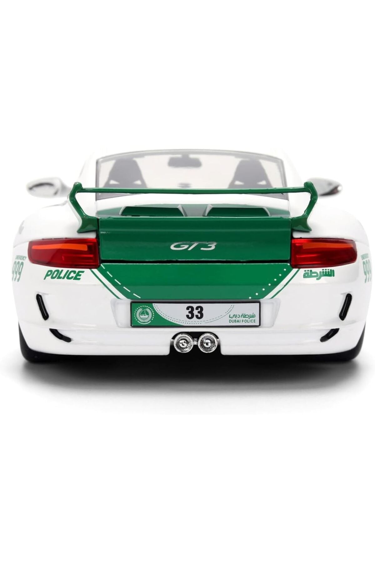Jada Dubai Police Porsche 911 1:24 Scale Die-Cast Model — view 4