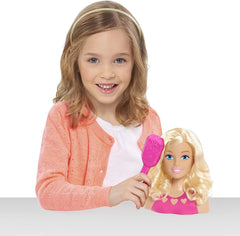 Barbie Mini Blonde Styling Head with Accessories 63415 - Colorland Toys