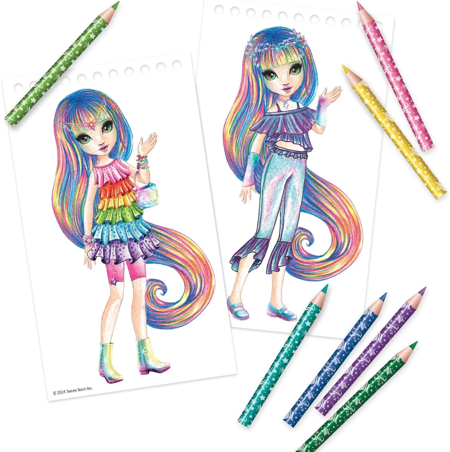 Nebulous Stars Designer-to-Go Portable Fashion Sketch Kit for Kids 7+ — view 4