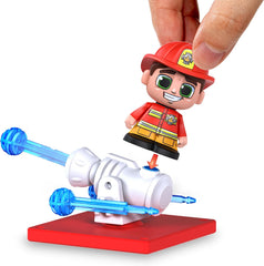 Tile Town Fire House Magnetic Tiles Building Playset for Kids 3+ — view 4