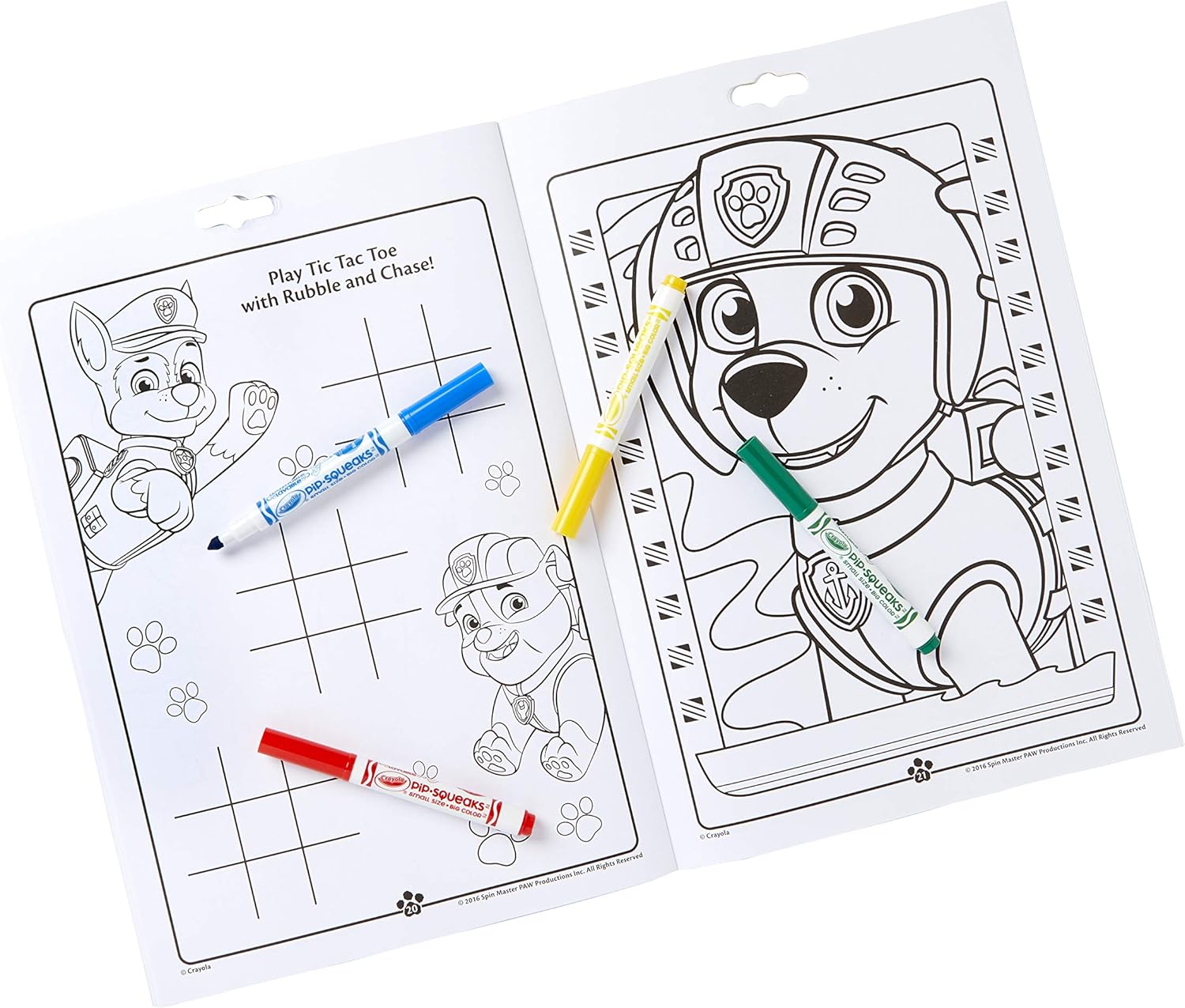 Crayola Colour & Activity Pad With Markers Paw Patrol CY04-6918G — view 4