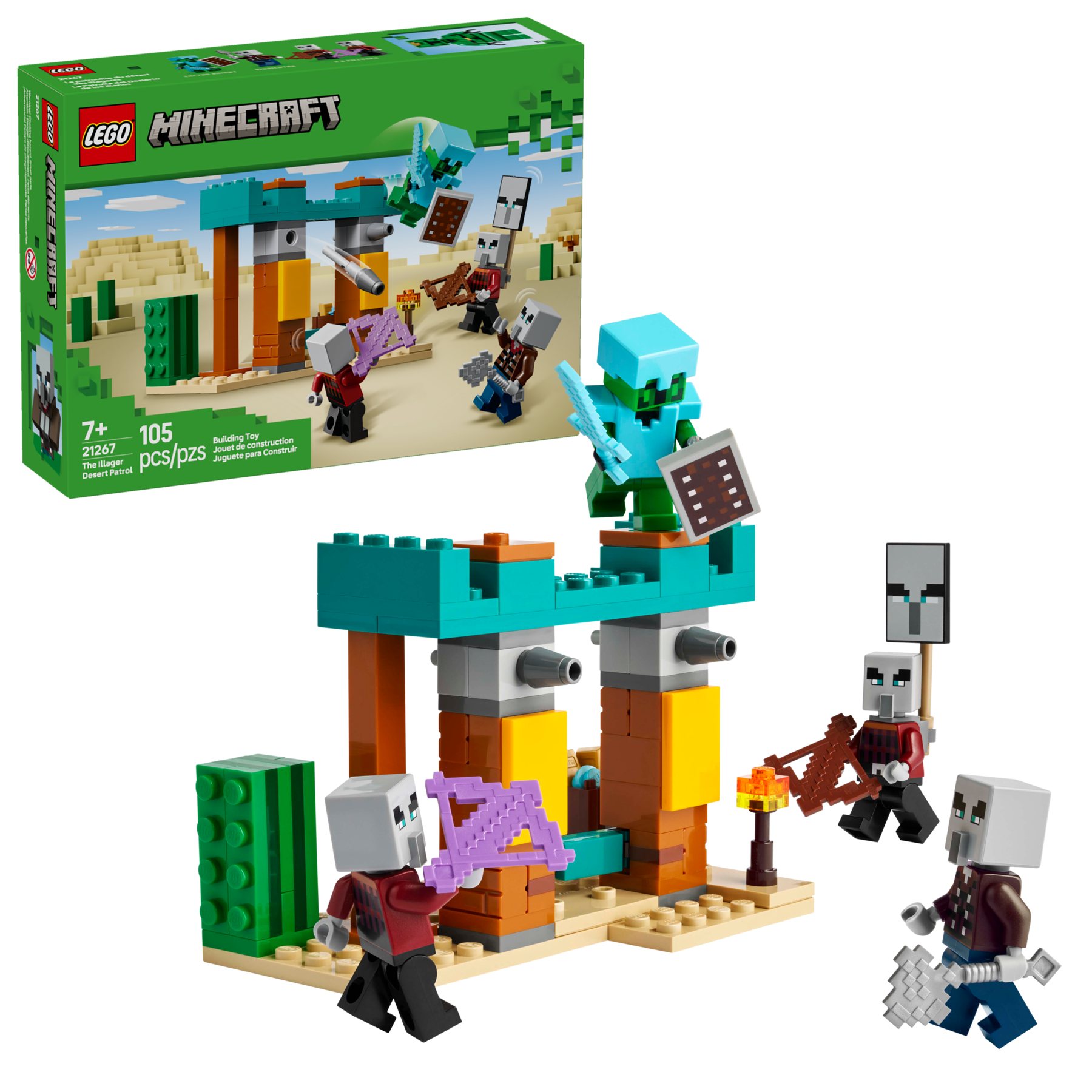 LEGO Minecraft The Illager Desert Patrol — view 3