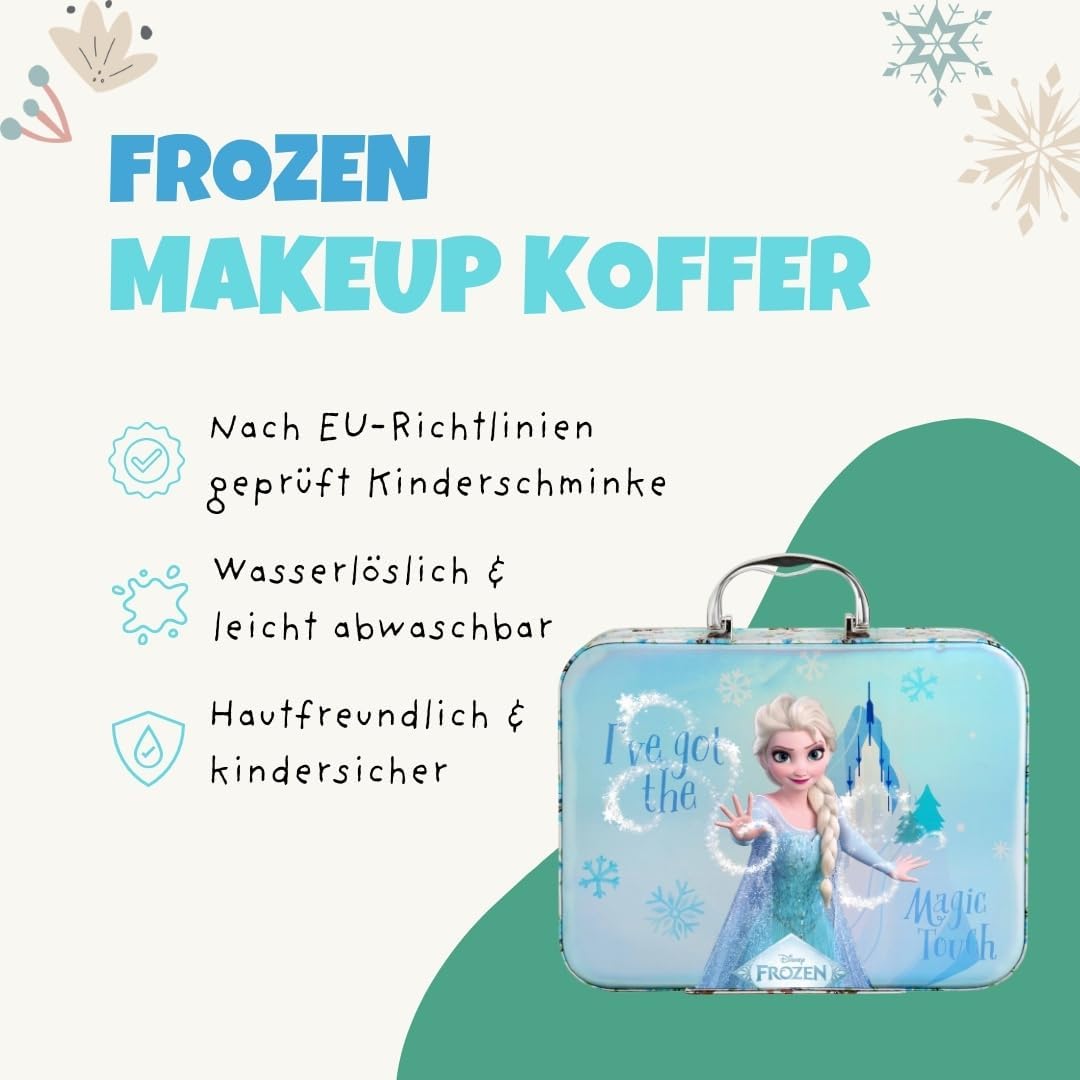 Frozen Makeup Case for Kids – 30 Piece Beauty Set with Elsa & Anna — view 4