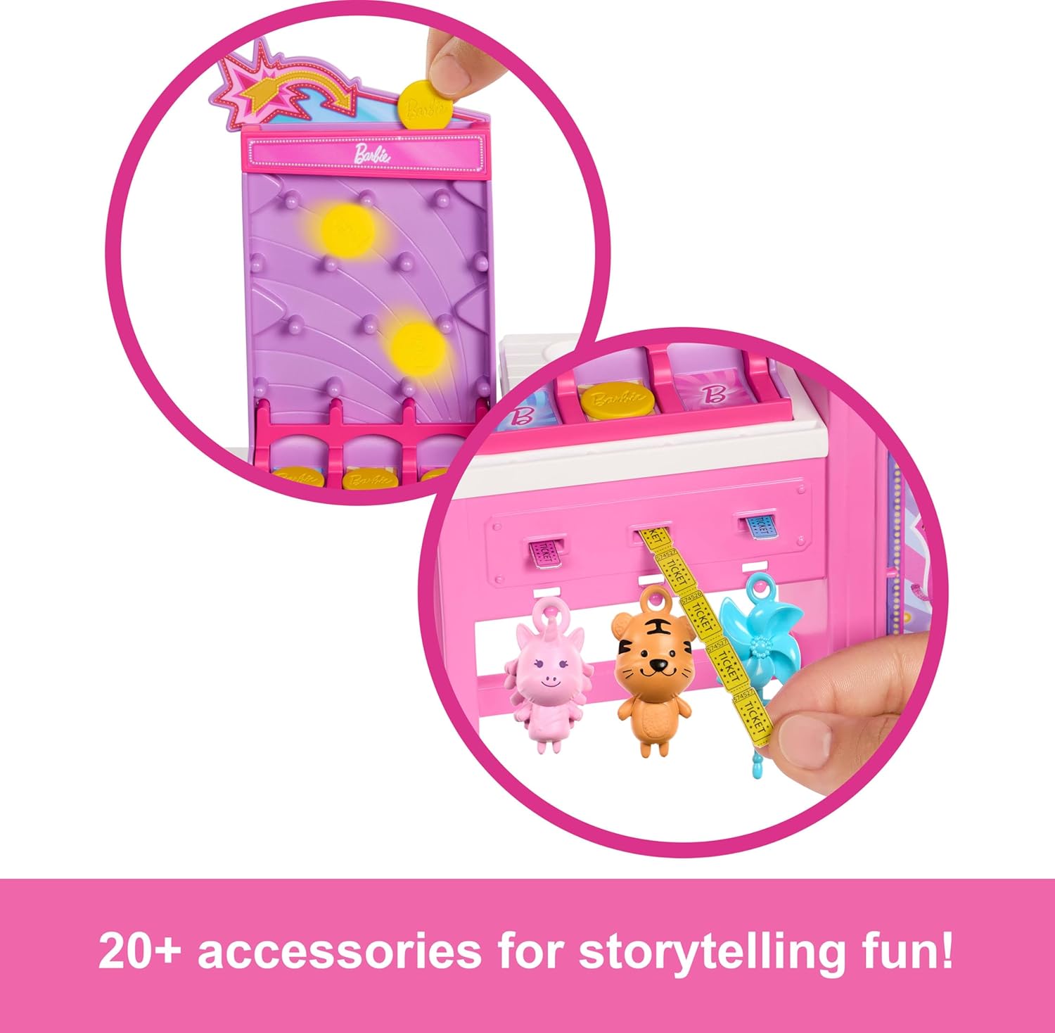 Barbie Mysteries: Beach Detectives Malibu Doll & Cotton Candy Booth Set — view 4