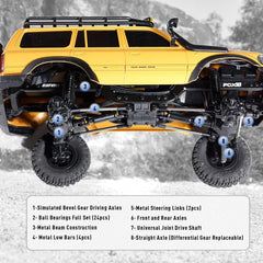 JXC LC80 Land Cruiser Road Crawler RC Car 1:12 4WD JXC5826  — view 4