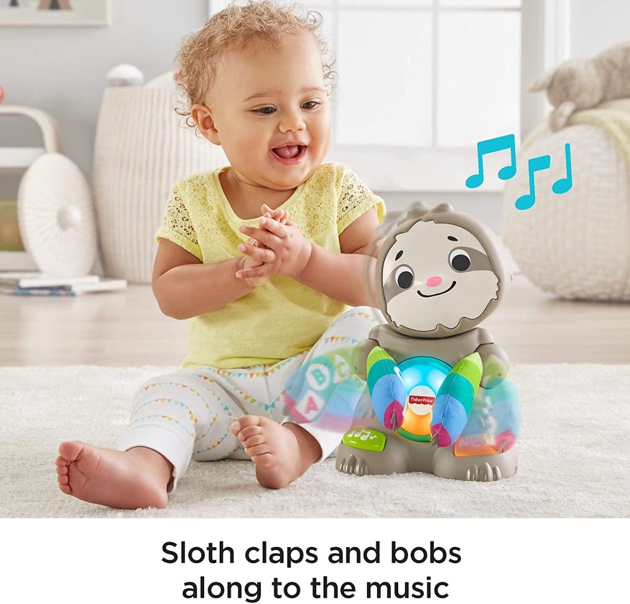 Fisher Price Linkimals Smooth Moves Sloth GHR18 - Colorland Toys