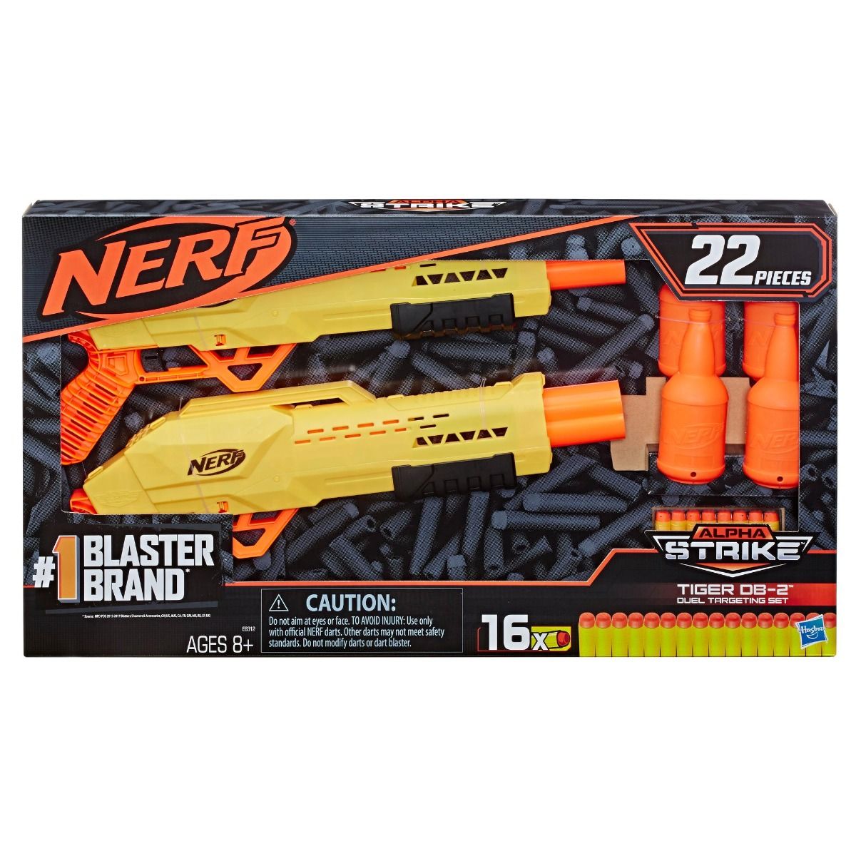Nerf Alpha Strike Tiger DB-2 Duel Target Set E8312 - Colorland Toys
