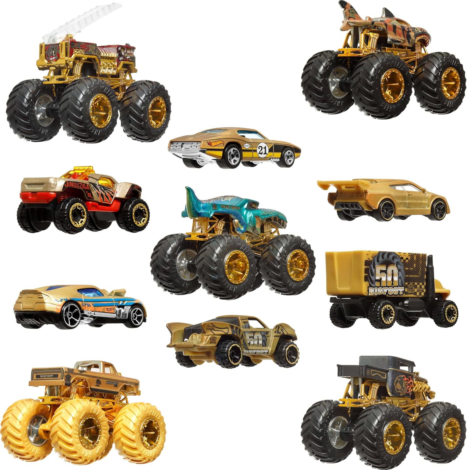 Hot Wheels Monster Trucks JDW07 Trophy Champions Collection Toy — view 5