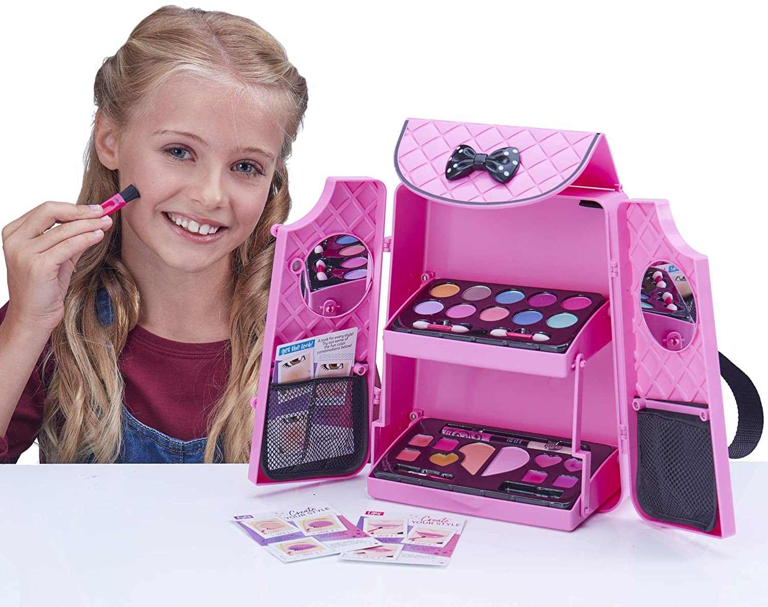 Shimmer N Sparkle All-in-One Cosmetic Makeup Backpack 17905 - Colorland Toys