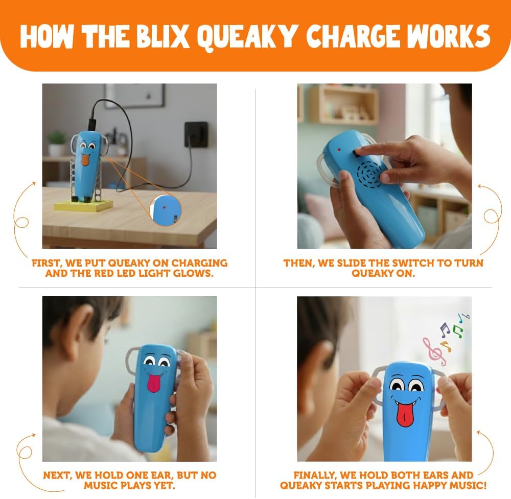 BLIX Queaky Charge Rechargeable STEM Electronic Circuit Science Kit (Blue) — view 5