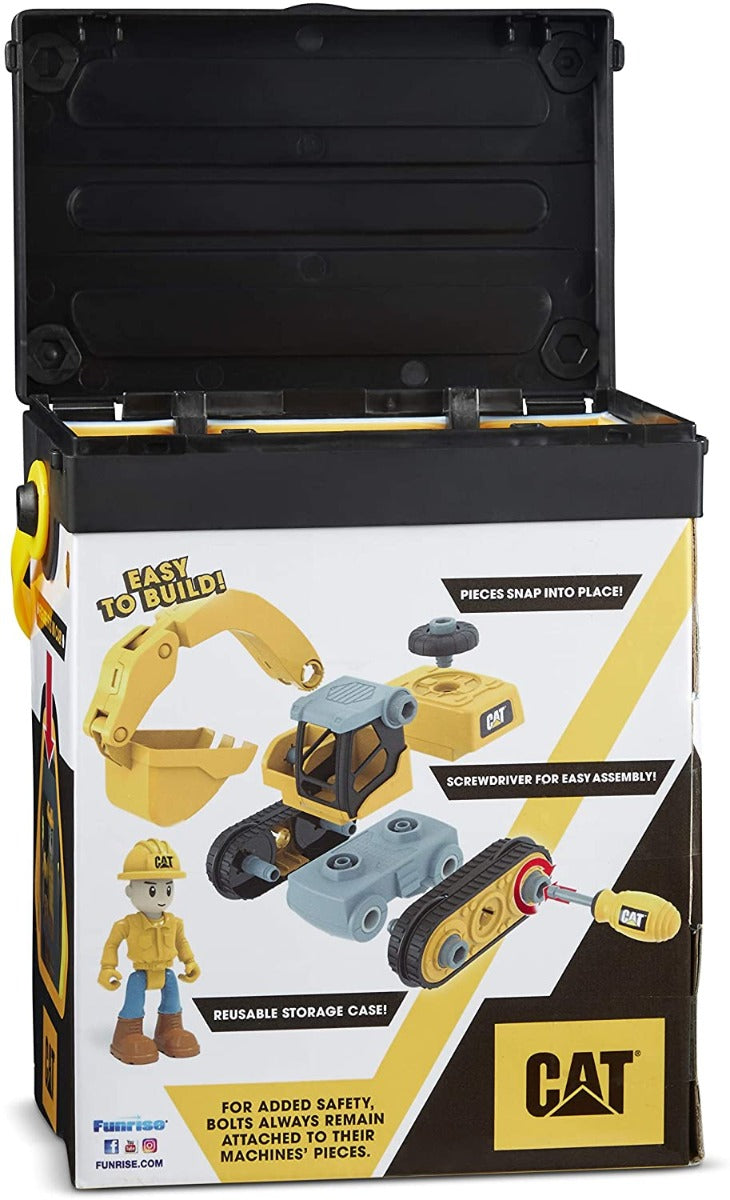 CAT Build Your Own Vehicle Junior Crew Excavator 80903 - Colorland Toys