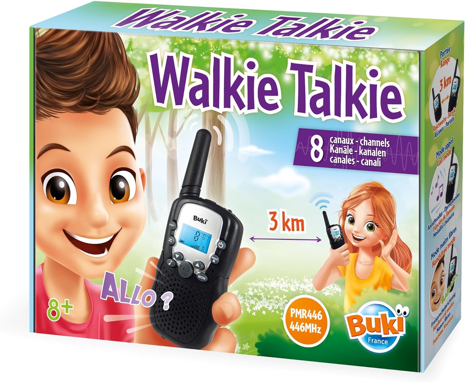 BUKI TW03 Walkie Talkie Junior – 2km Range, Lightweight, Ages 4+ — view 5