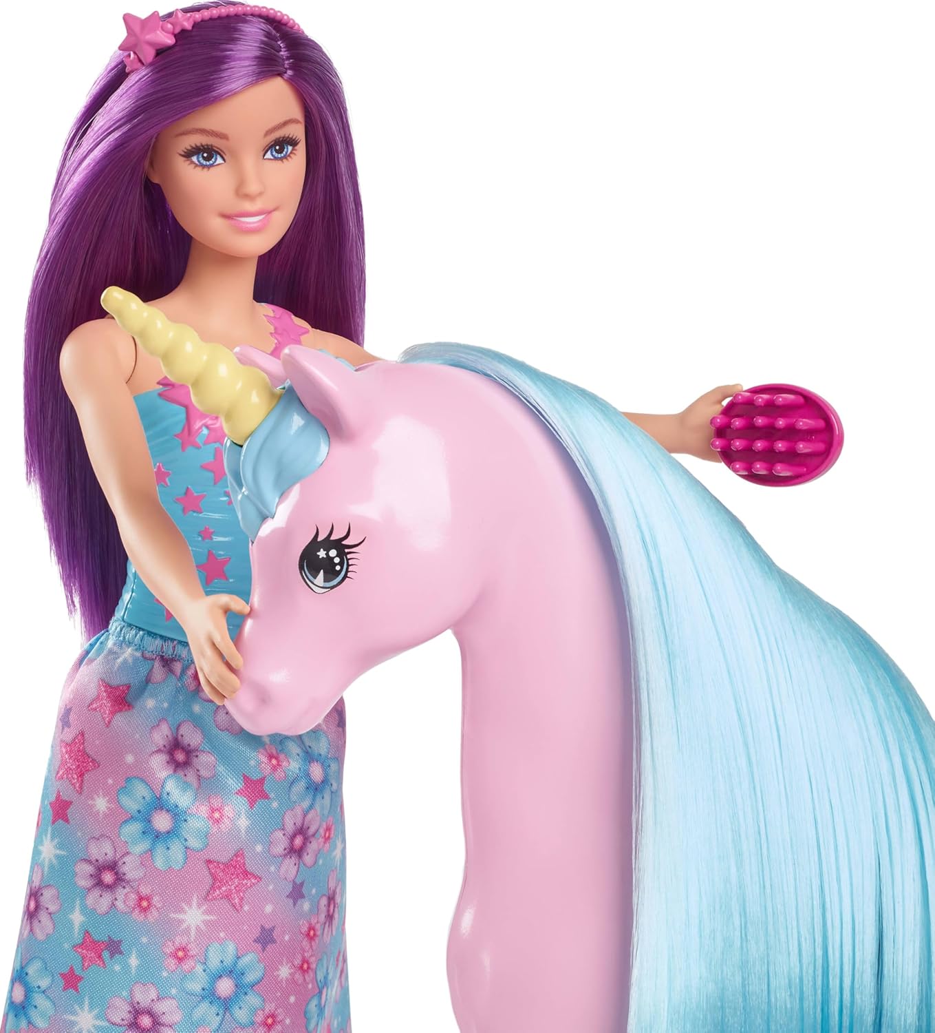 Barbie Mattel Doll & Unicorn Fantasy Playset – Magical Adventure Toy — view 5