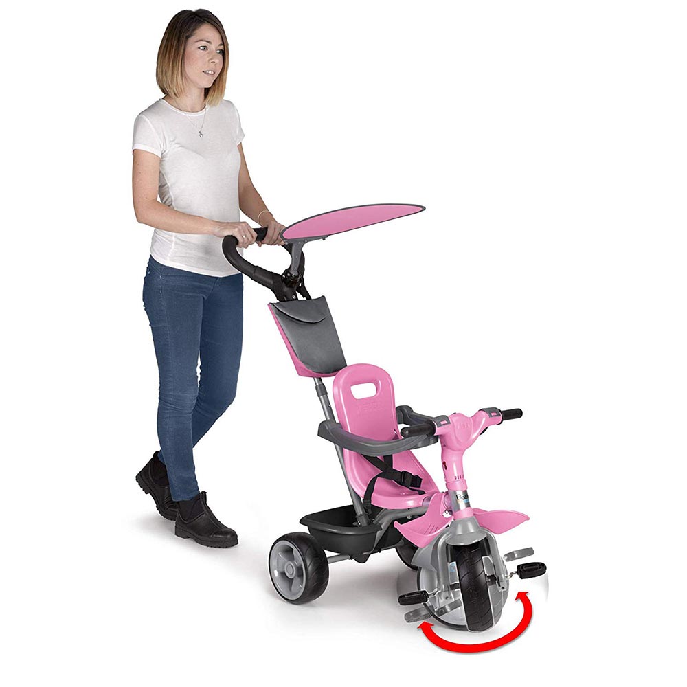 Feber Baby Plus Music Tricycle Bike Pink and Grey 800012132 - Colorland Toys