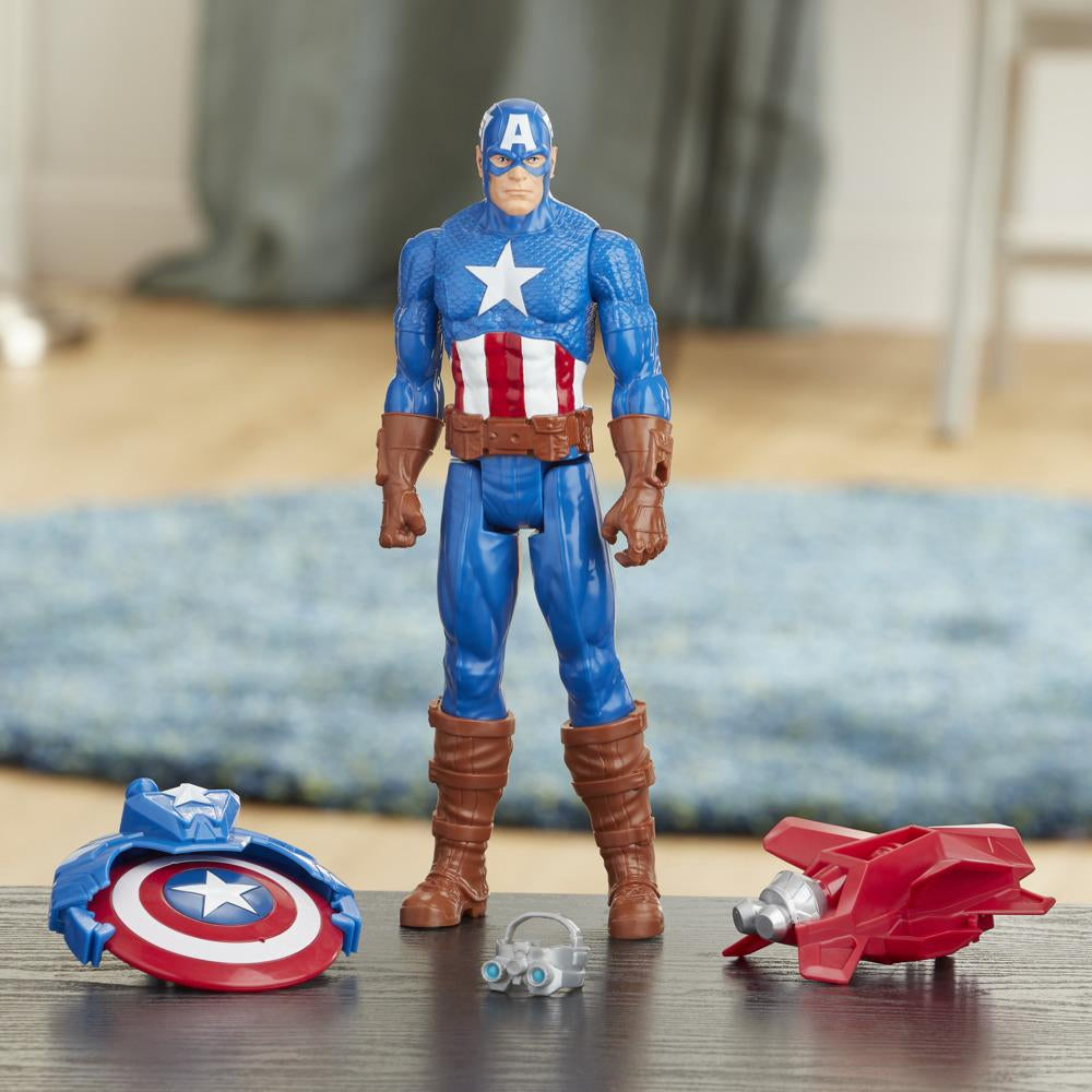 Marvel Avengers Titan Hero Series Blast Gear Captain America E7374 - Colorland Toys