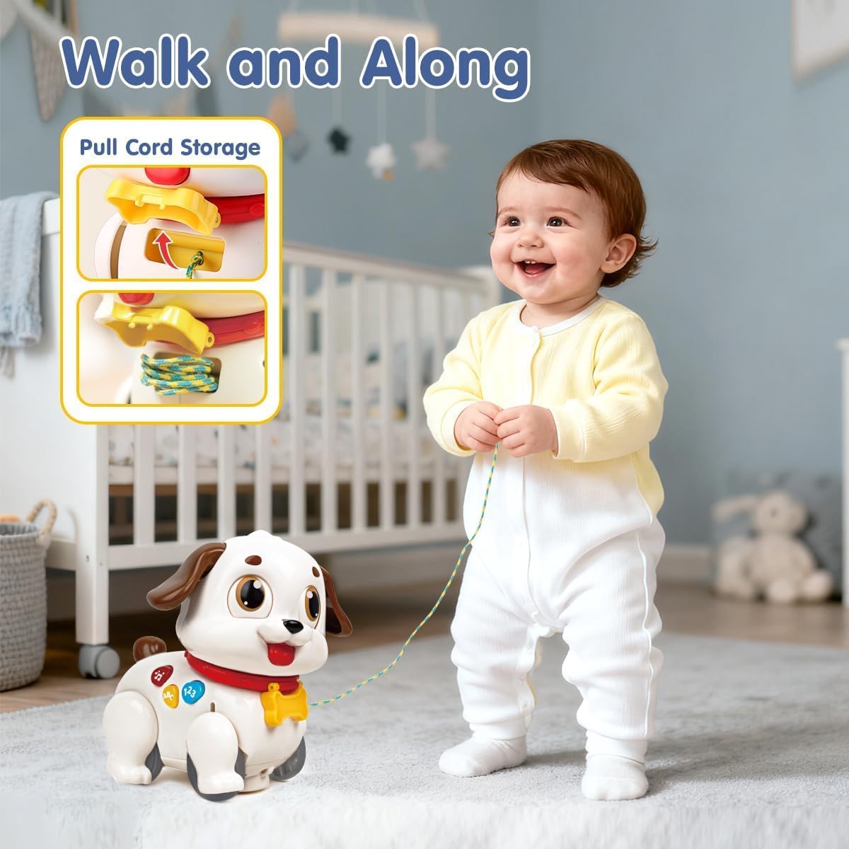 HOLA Musical Dancing Puppy Tummy Time Toy for 6-12 Months — view 5