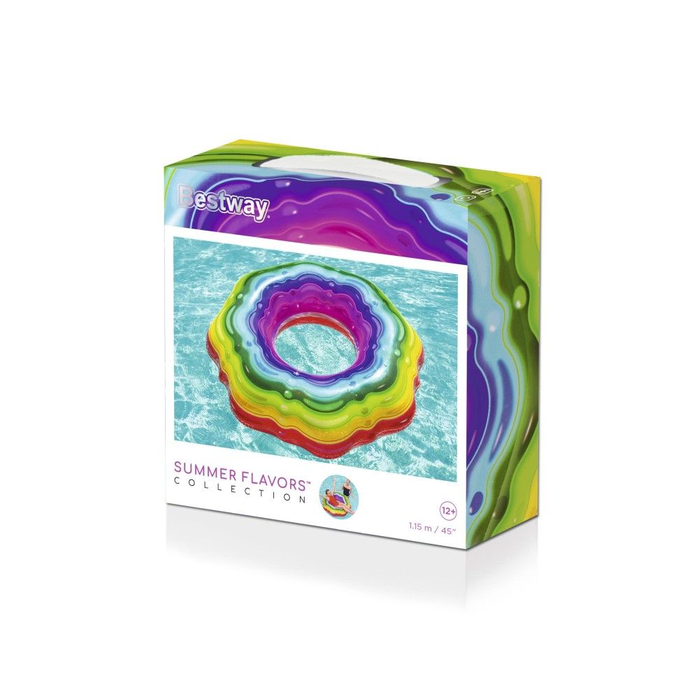 Bestway Rainbow Ribbon Tube 115cm 36163 - Colorland Toys