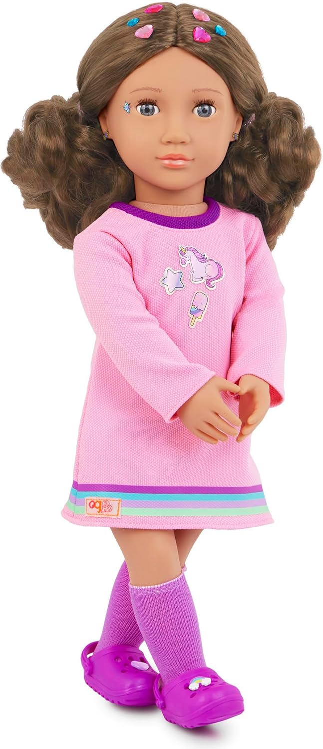 Our Generation 18-inch Doll Finley & 50+ Sticker Set for Kids — view 5