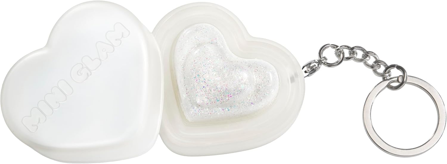 Mini Glam Heart Glitter Balm – Extra Credit (White Heart) — view 5