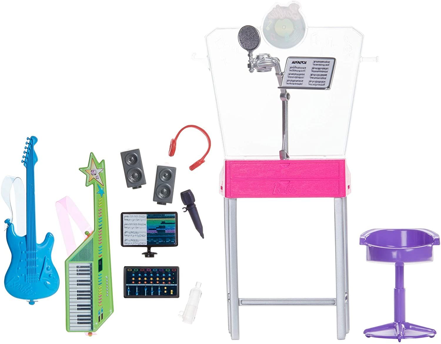 Barbie Career Places Musician Recording Studio FJB25 - Colorland Toys