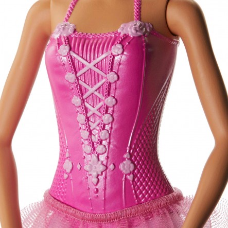 Barbie Ballerina Doll Blonde Pink Tutu GJL58 - Colorland Toys