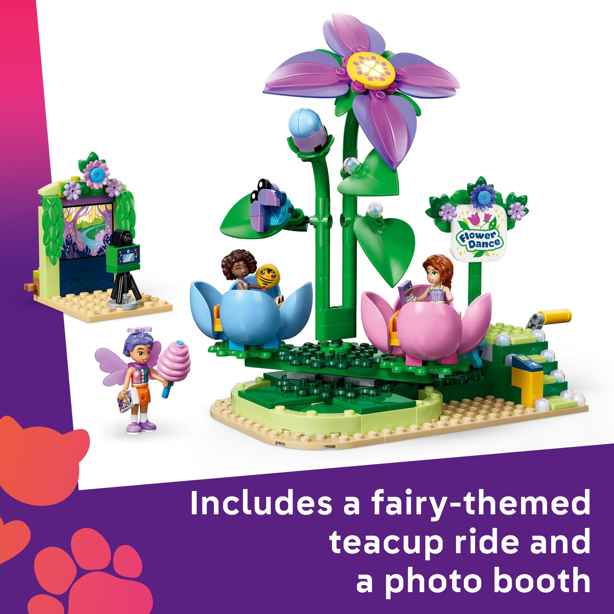 LEGO 42702 Friends Spinning Flower & Fairy Teacup Ride — view 5