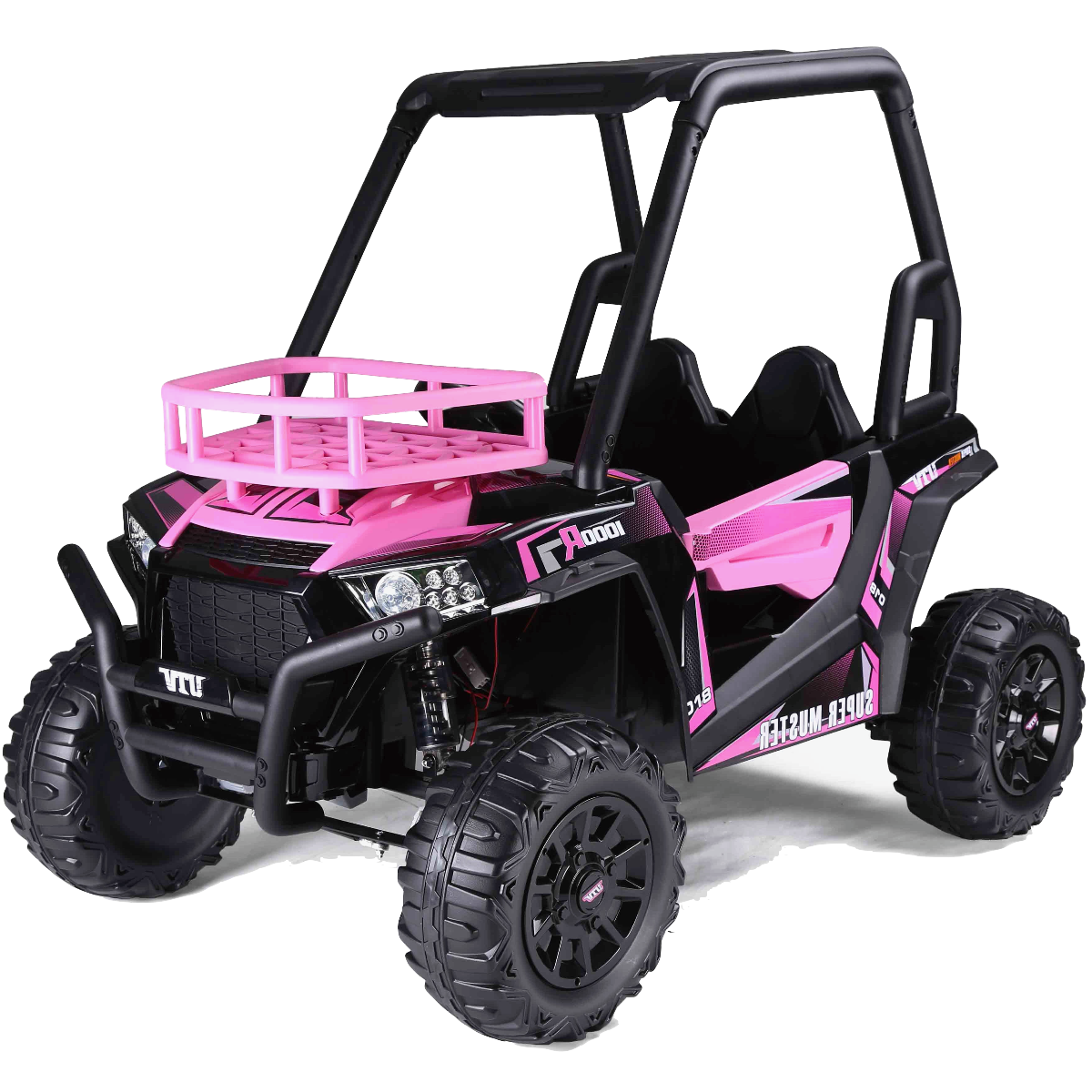 Megastar UTV Ride On Car Buggy For Kids Pink JS360 - Colorland Toys