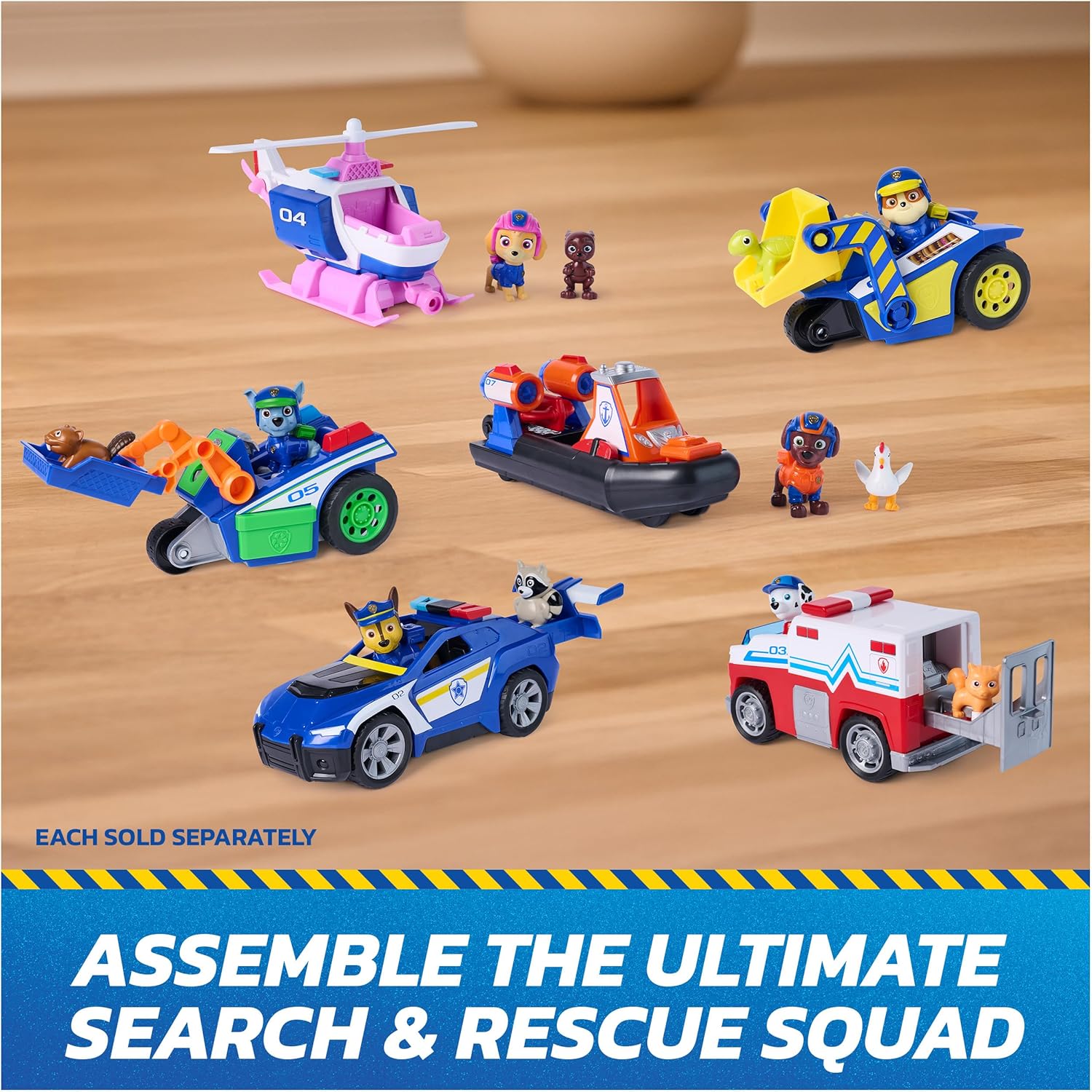 Paw Patrol Search & Rescue Team Pack with 7 Action Figures — view 5