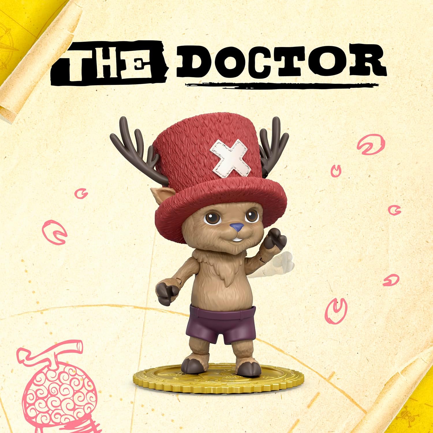 One Piece Tony Chopper 10cm Action Figure with 6 Accessories — view 5