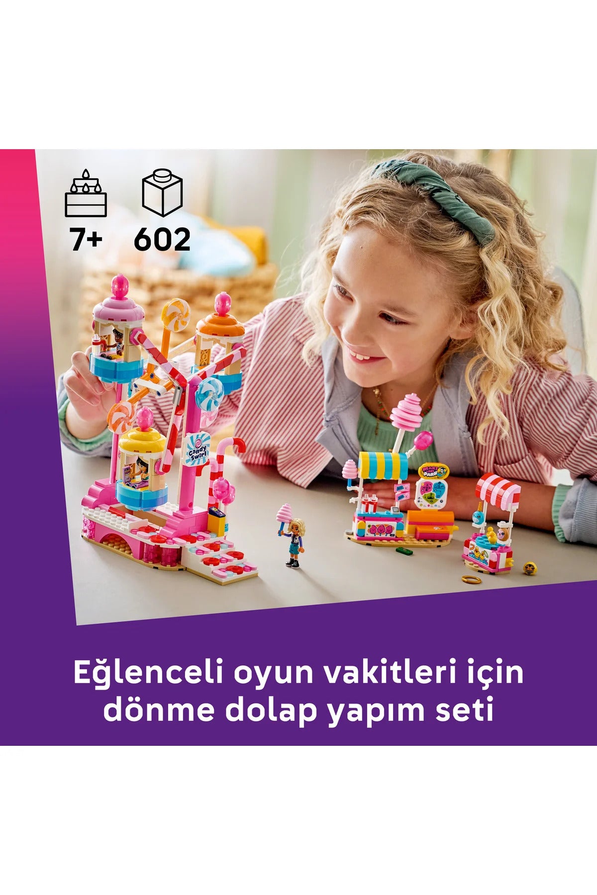 LEGO Friends Candy and Cupcake Ferris Wheel 42700 (602 Pieces) — view 5