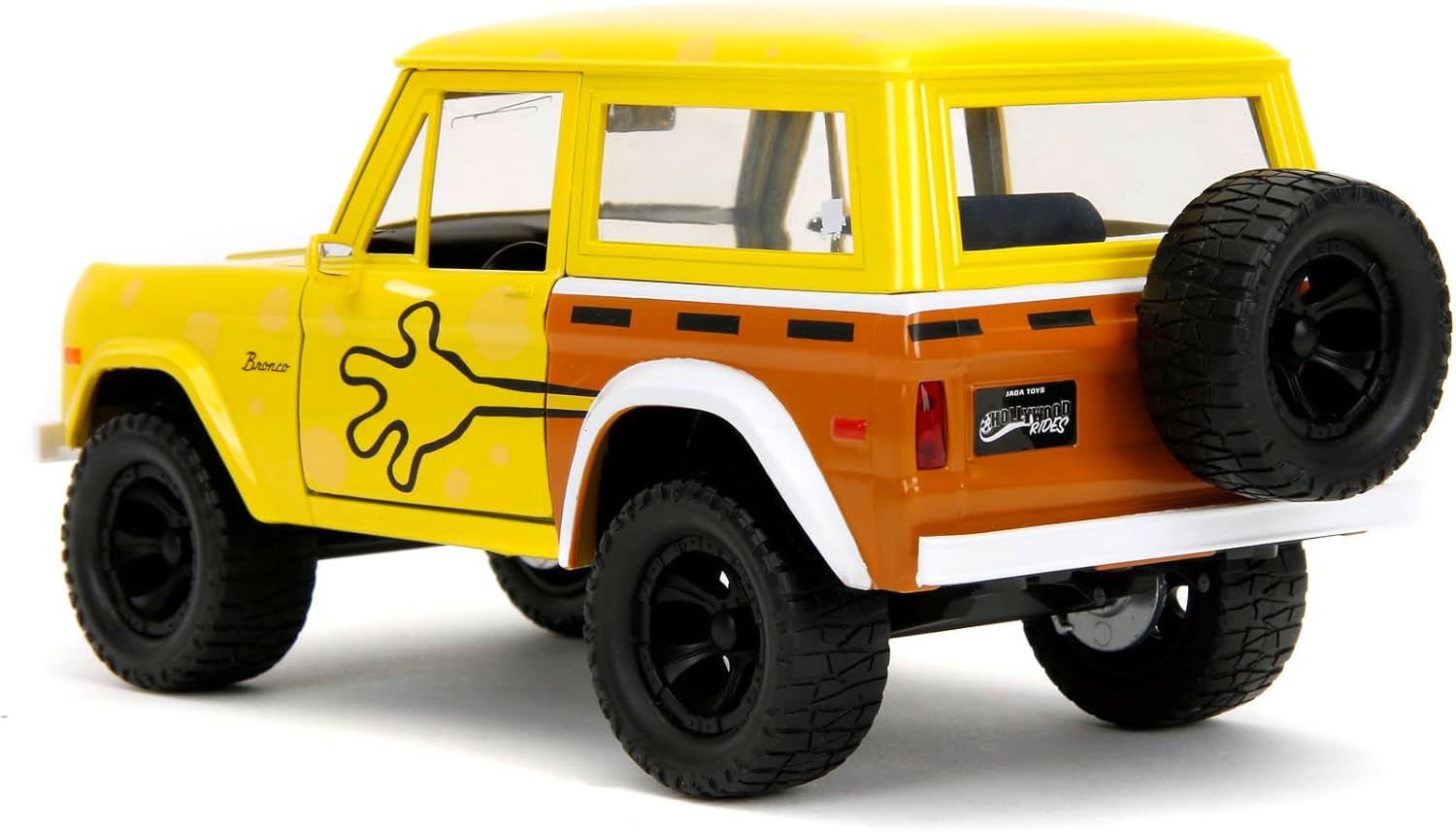 Jada Toys Spongebob 1:24 Scale 1973 Ford Bronco Car Toy — view 5