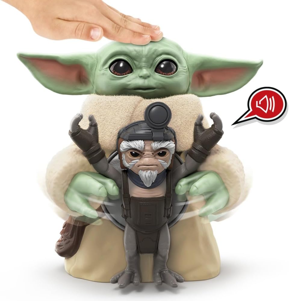 Star Wars Grogu 16.5cm Electronic Action Figure & Anzellaner Set — view 5