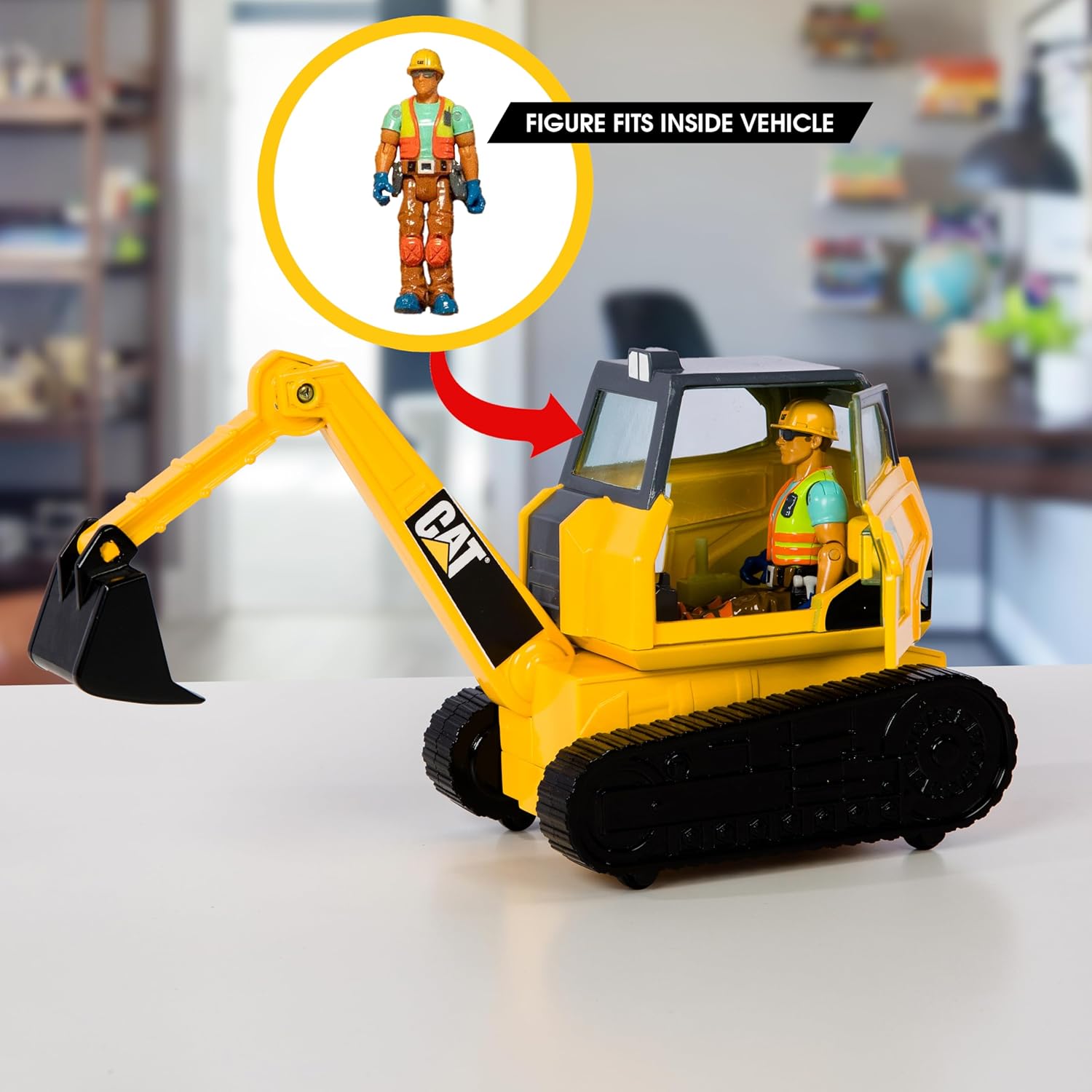 CAT Workforce Excavator Action Set, 23+ Piece Playset for Kids 3+ — view 5