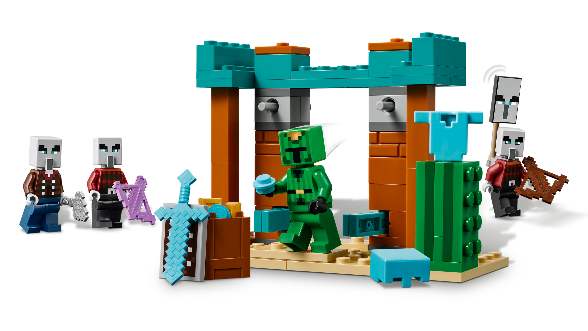 LEGO Minecraft The Illager Desert Patrol — view 4