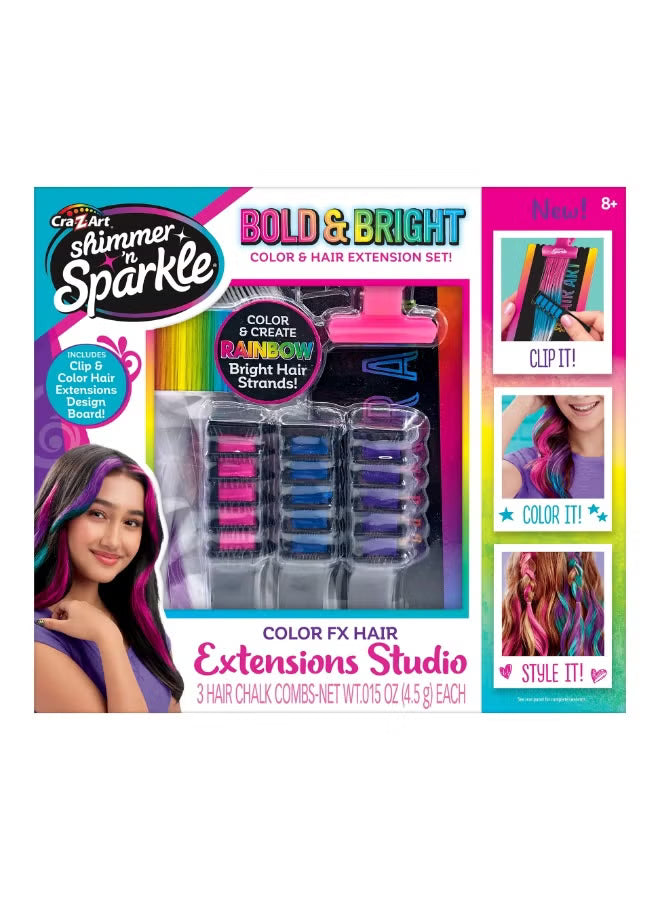 Shimmer 'n Sparkle Color FX Hair Extensions Studio SNS-65695