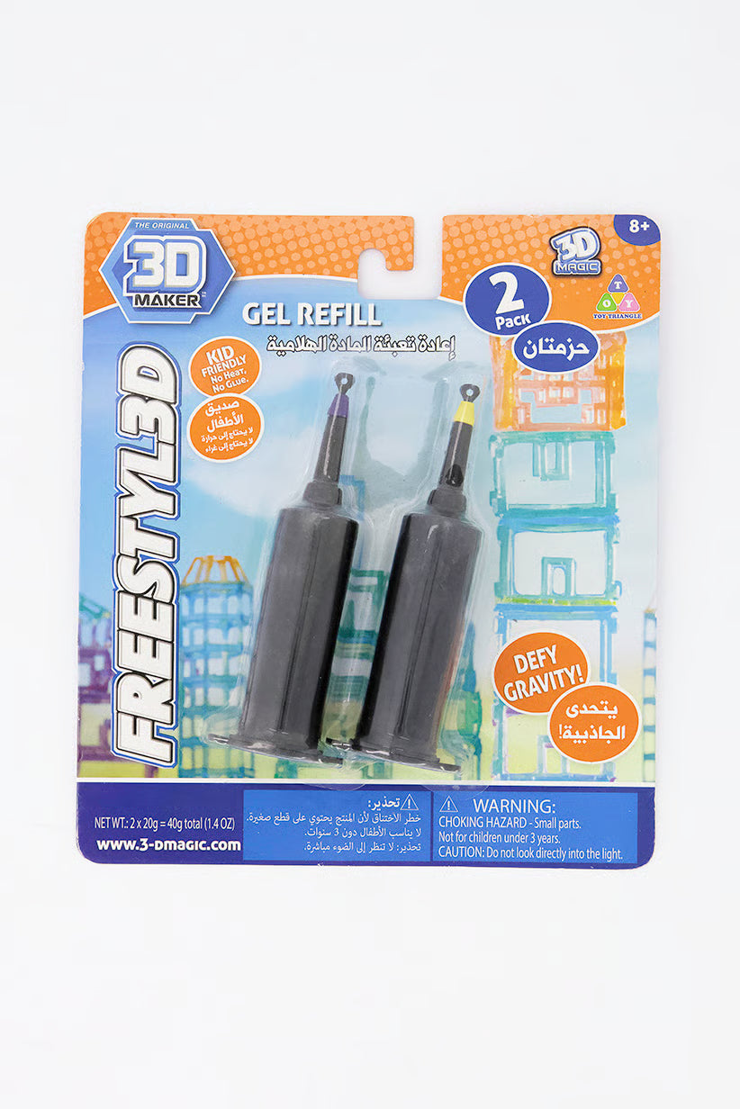 3D Magic Free Styl3D 2pk Gel Refill 9100312003N — image 1