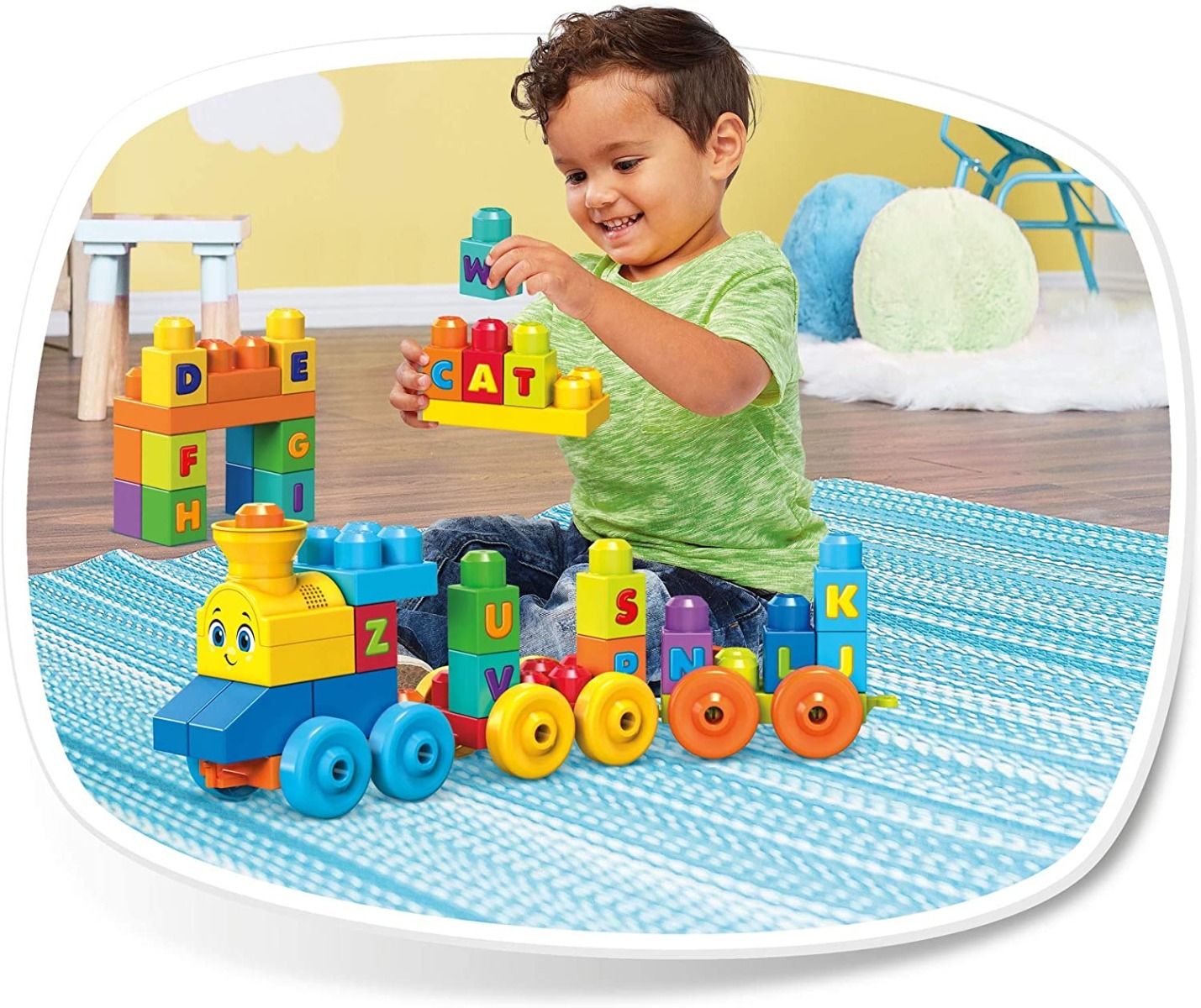 Fisher Price Mega Bloks ABC Musical Train FWK22 - Colorland Toys