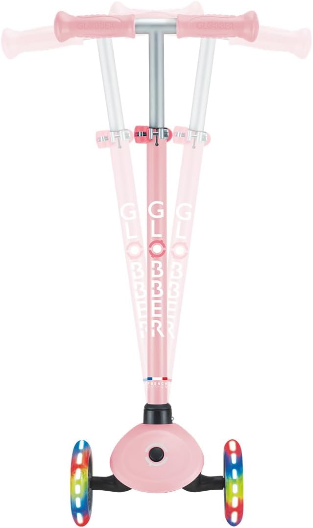 Globber Primo Lights 3-Wheel Scooter Pastel Pink for Kids 3-7 — view 6