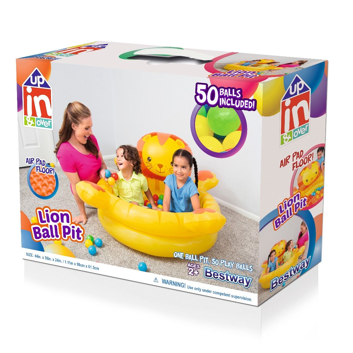 Bestway Lion Ball Pit 44x39x24 inch 52261 - Colorland Toys