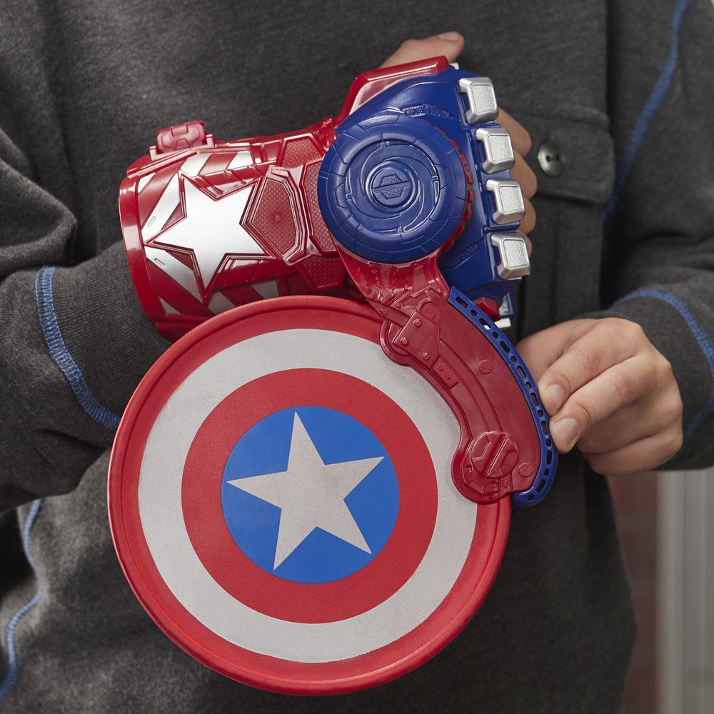Avengers NERF Power Moves Marvel Captain America Shield Sling NERF Disc Launching Toy - Colorland Toys