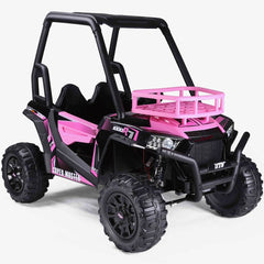 Megastar UTV Ride On Car Buggy For Kids Pink JS360 - Colorland Toys