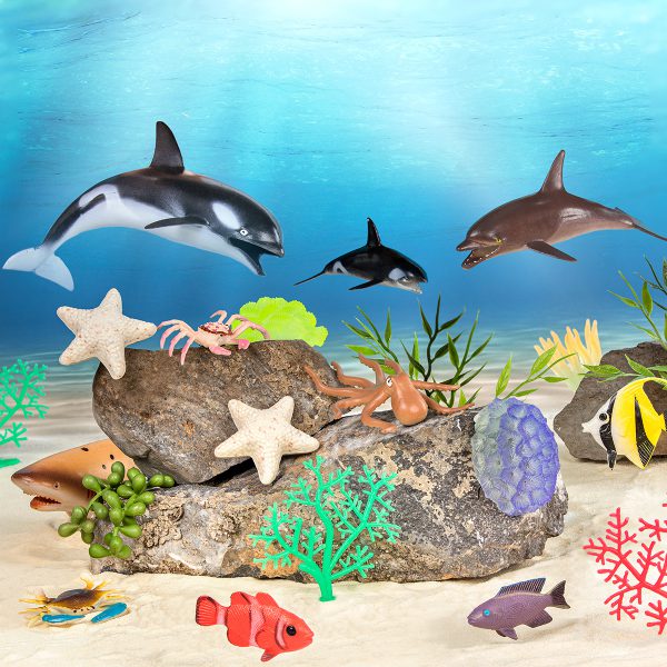 Terra by Battat 60-Piece Terra Marine World AN2772Z - Colorland Toys