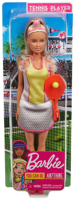 Barbie Tennis Player Doll With Racket DVF50 - Colorland Toys