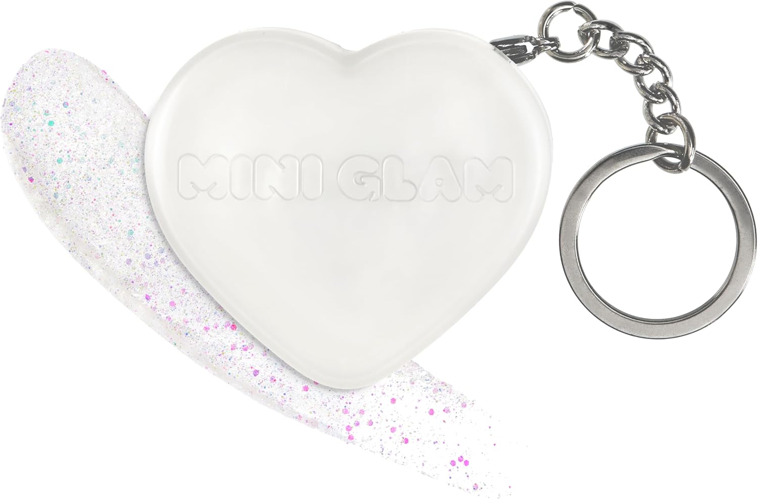Mini Glam Heart Glitter Balm – Extra Credit (White Heart) — view 6