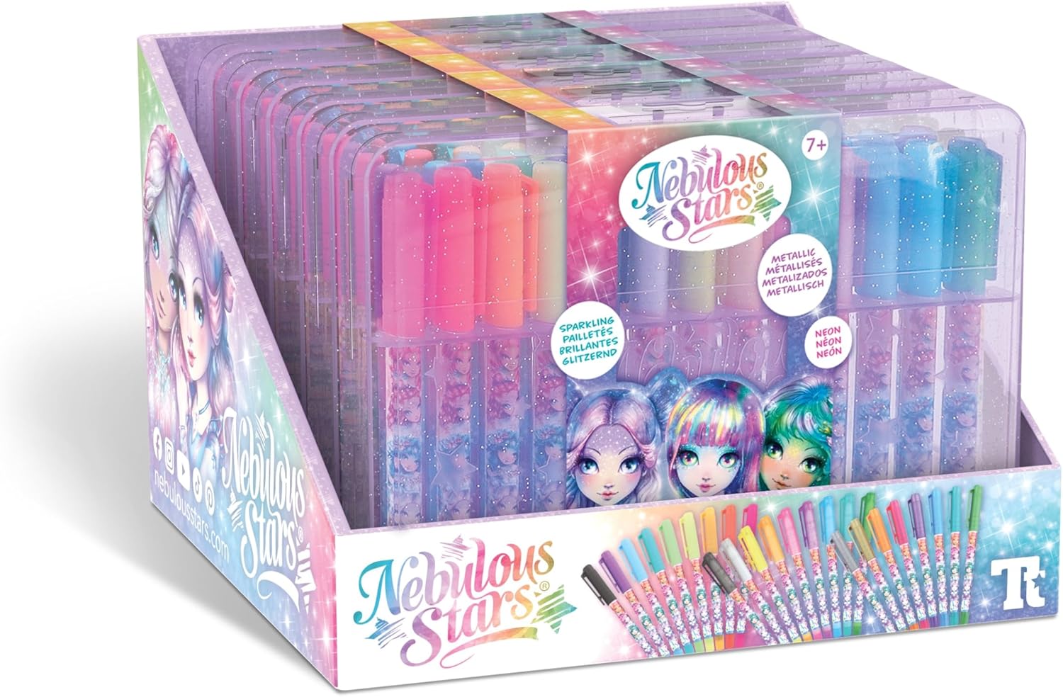 Nebulous Stars Gel Pen Set with Storage Case 26-Pieces — view 6
