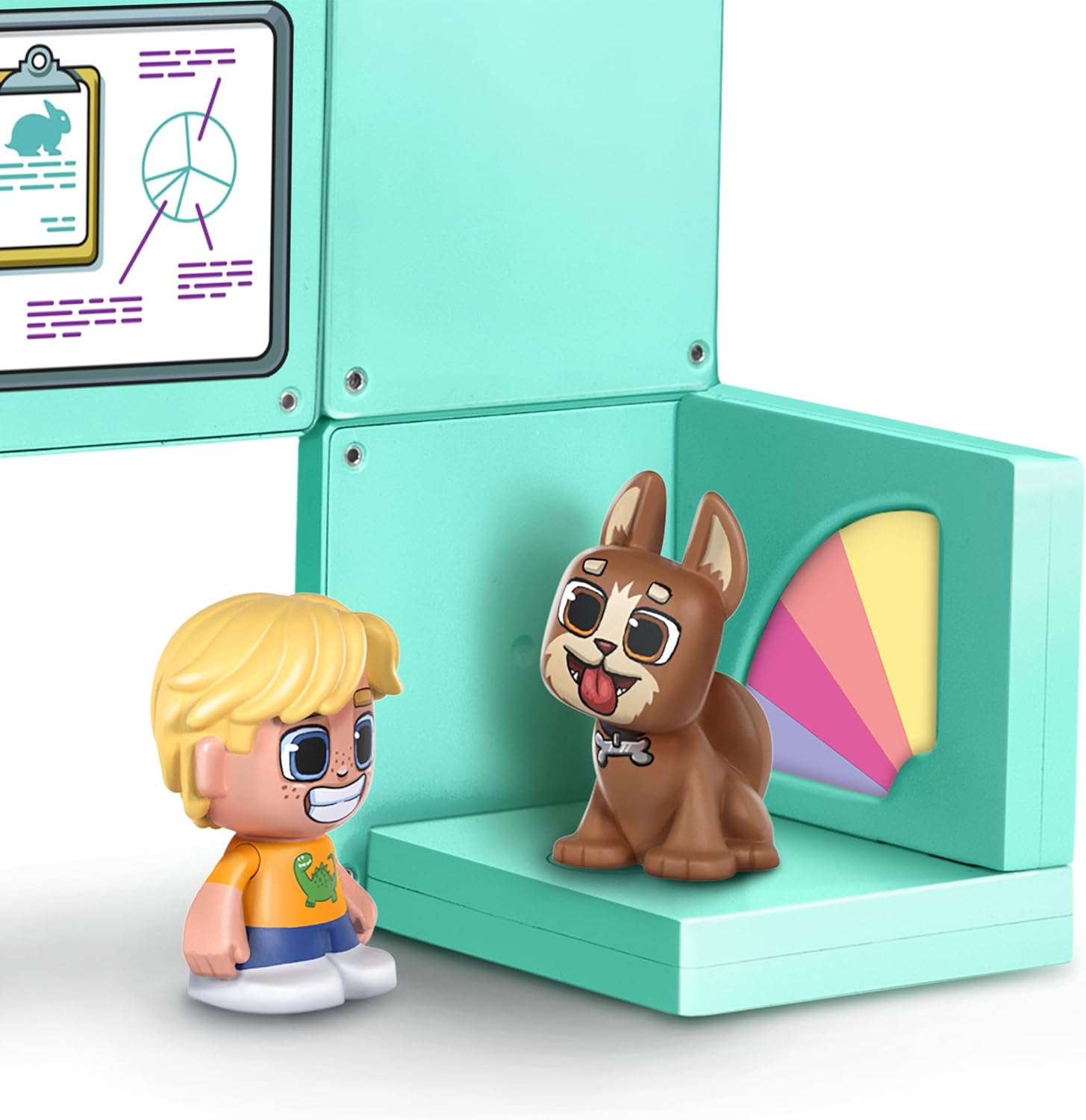 Tile Town Pet Vet Set Magnetic Tiles Playset — view 6