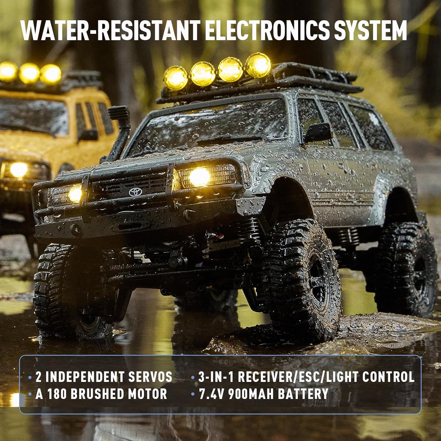 JXC LC80 Land Cruiser Road Crawler RC Car 1:12 4WD JXC5826  — view 6