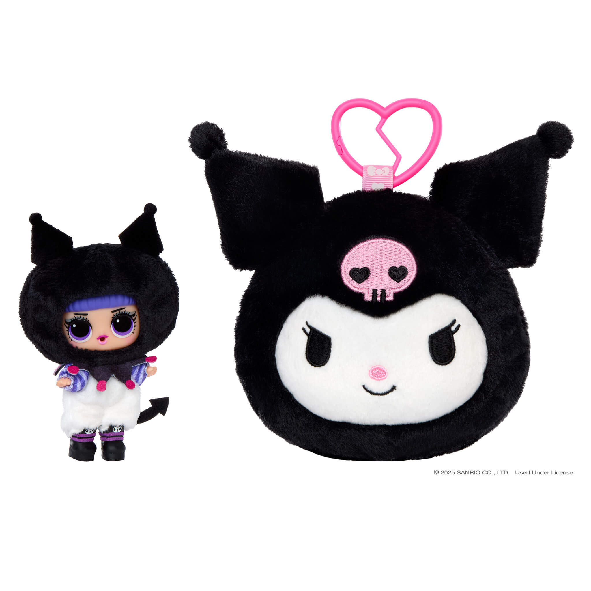 LOL Surprise Loves Hello Kitty™ Reversible Plush Surprise Keychain — view 6
