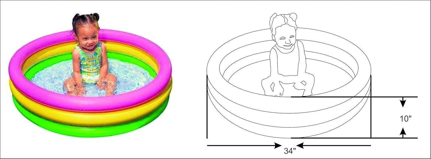 Intex Sunset Glow Baby Pool - 57107 — view 6